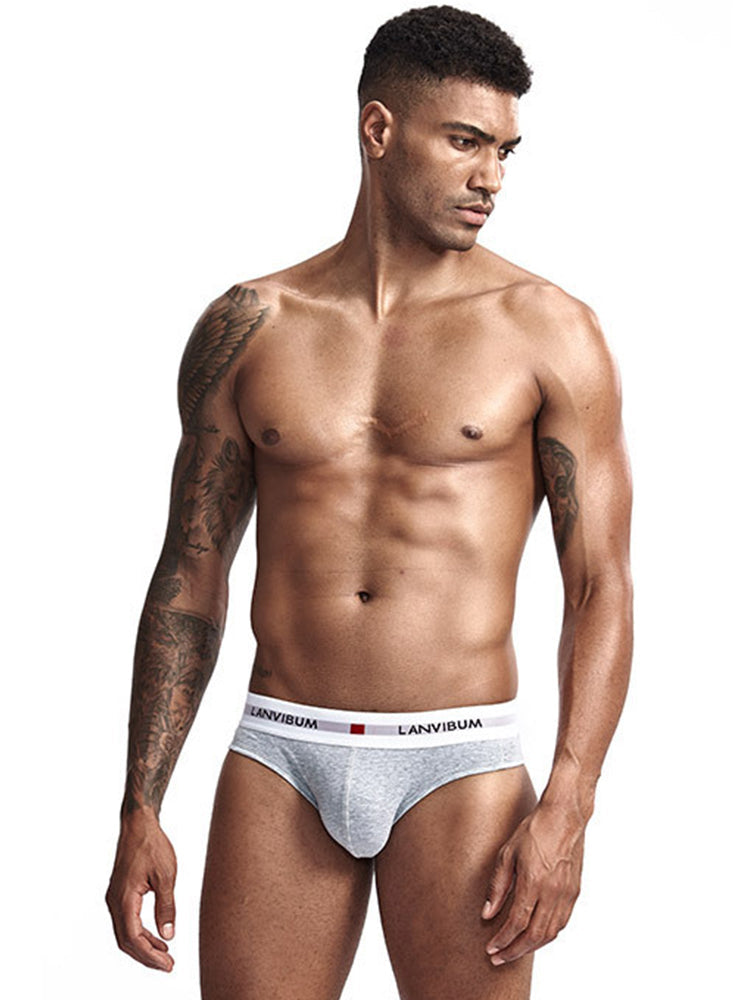 3 Pack Men's Breathable Big Pouch Briefs | dmunderwear detail image 10