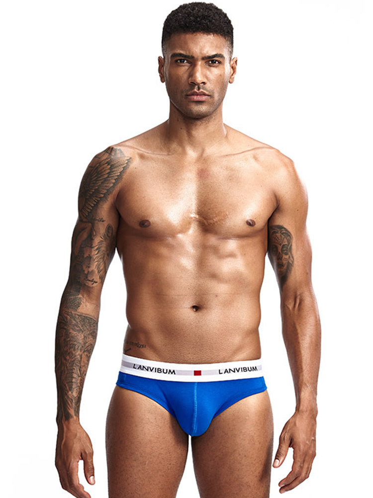 3 Pack Men's Breathable Big Pouch Briefs | dmunderwear detail image 16