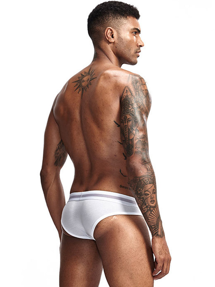 3 Pack Men's Breathable Big Pouch Briefs | dmunderwear detail image 3