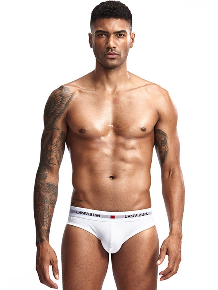 3 Pack Men's Breathable Big Pouch Briefs | dmunderwear detail image 8