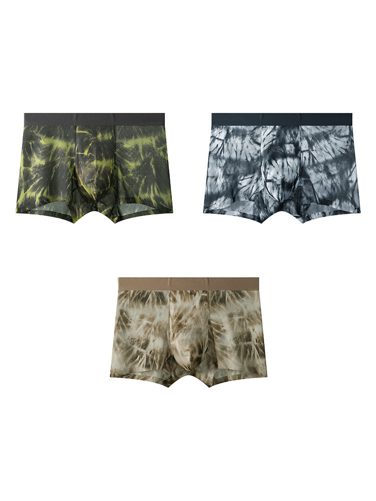 3 Pack Men's Breathable Camouflage Trunks | dmunderwear detail image 19