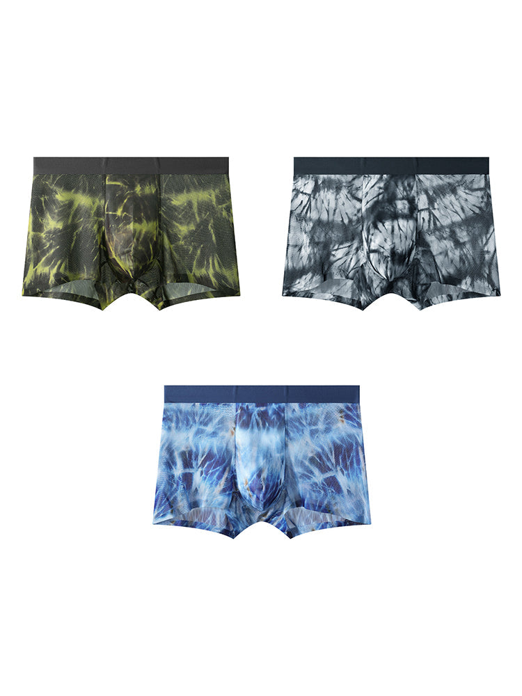 3 Pack Men's Breathable Camouflage Trunks | dmunderwear detail image 2