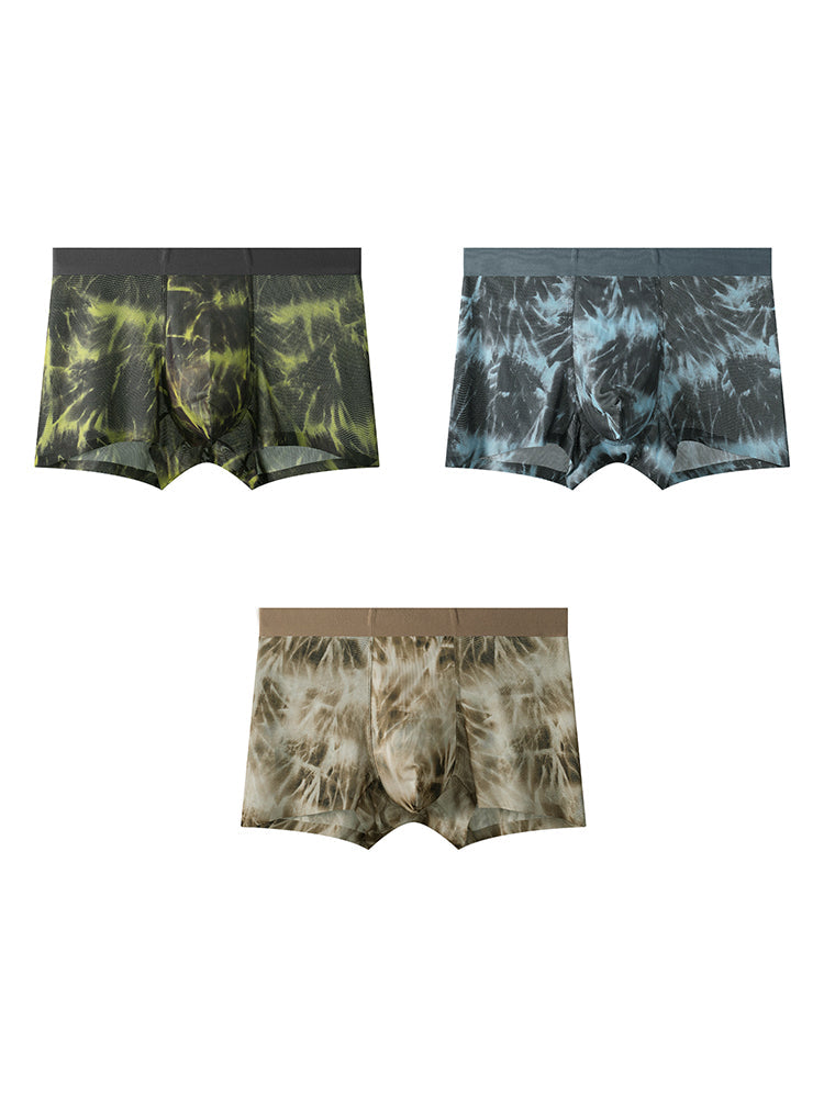 3 Pack Men's Breathable Camouflage Trunks | dmunderwear detail image 8