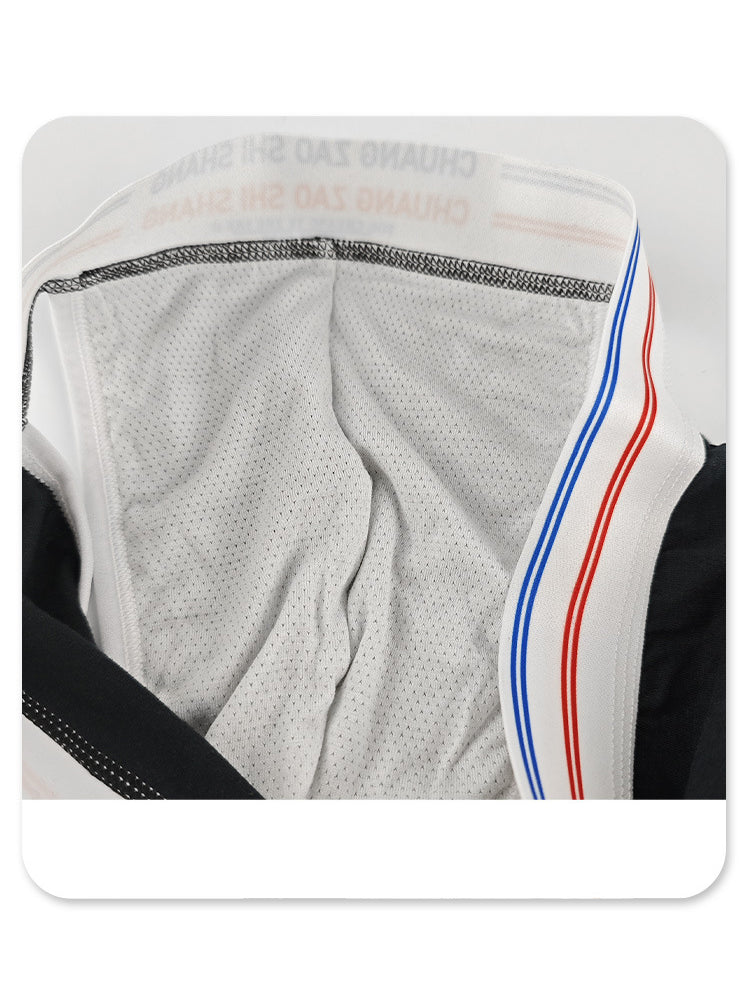 3 Pack Men's Breathable Cotton Stay-Put Fit Daily Stretch Bikini | dmunderwear detail image 10