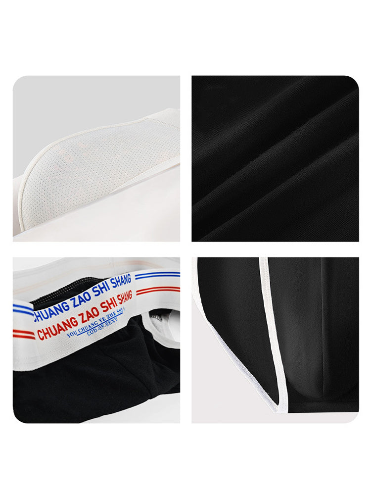3 Pack Men's Breathable Cotton Stay-Put Fit Daily Stretch Bikini | dmunderwear detail image 11