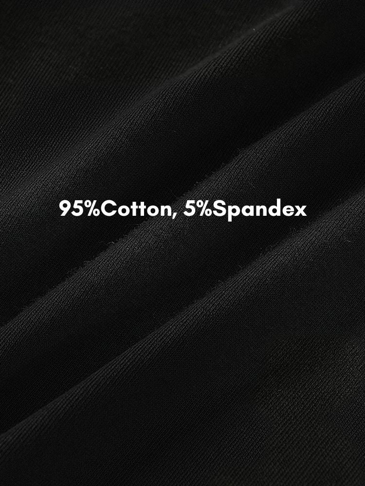3 Pack Men's Breathable Cotton Stay-Put Fit Daily Stretch Bikini | dmunderwear detail image 7