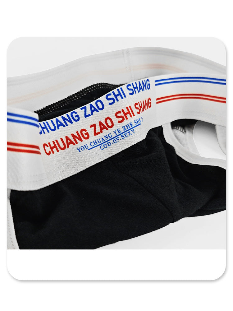3 Pack Men's Breathable Cotton Stay-Put Fit Daily Stretch Bikini | dmunderwear detail image 9