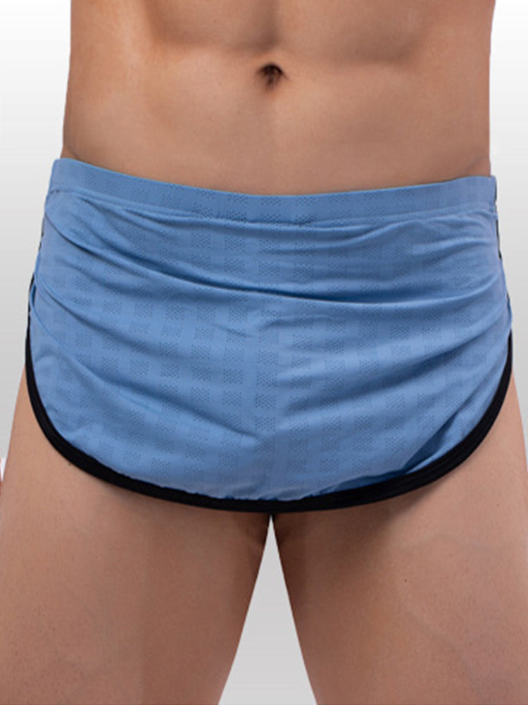 3 Pack Men's Breathable Mesh Full Coverage Trendy Design Soft Boxers | dmunderwear detail image 4