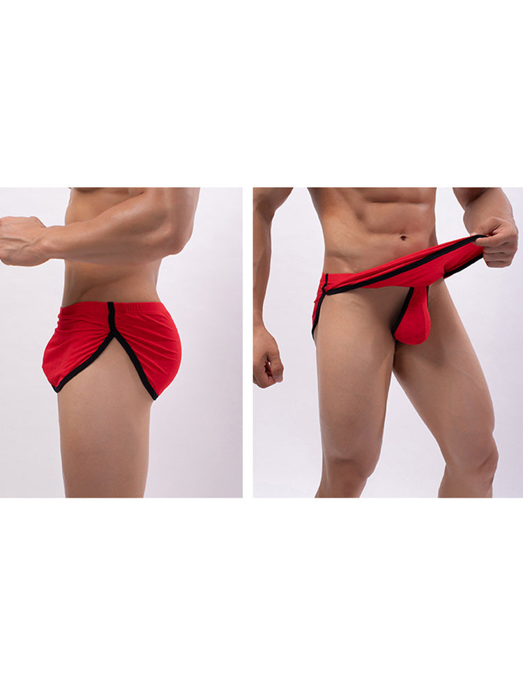 3 Pack Men's Breathable Mesh Full Coverage Trendy Design Soft Boxers | dmunderwear detail image 9