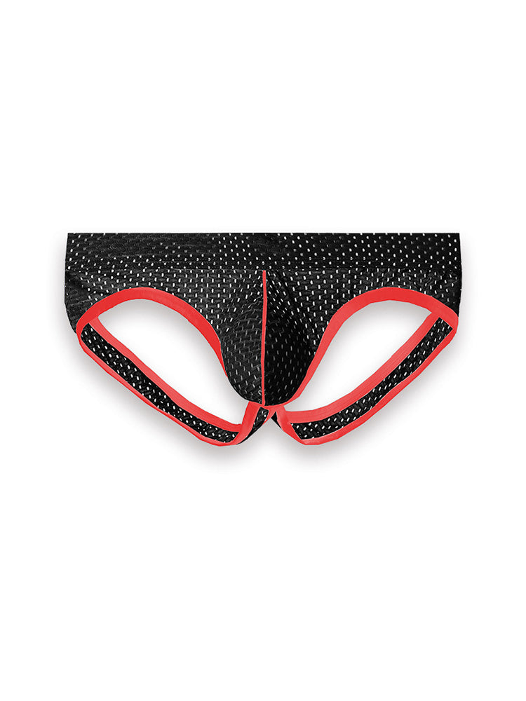 3 Pack Men's Breathable Mesh Ice Silk Sexy Stretch Fit Jockstrap | dmunderwear detail image 13