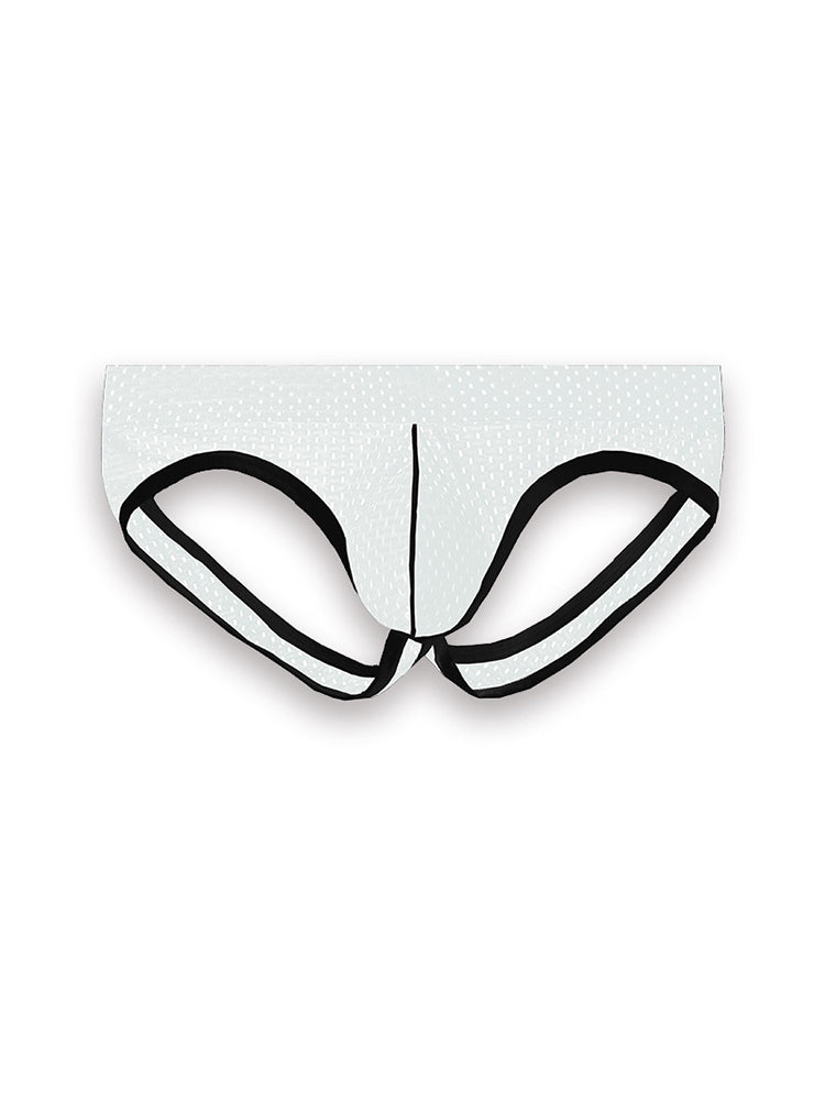 3 Pack Men's Breathable Mesh Ice Silk Sexy Stretch Fit Jockstrap | dmunderwear detail image 15