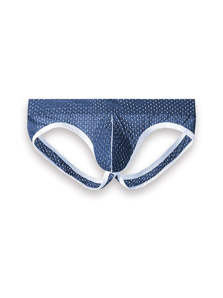 3 Pack Men's Breathable Mesh Ice Silk Sexy Stretch Fit Jockstrap | dmunderwear detail image 16