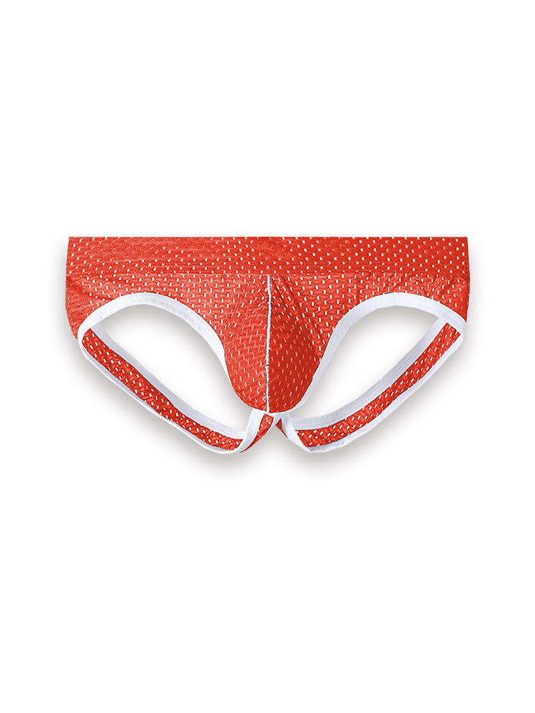 3 Pack Men's Breathable Mesh Ice Silk Sexy Stretch Fit Jockstrap | dmunderwear detail image 18
