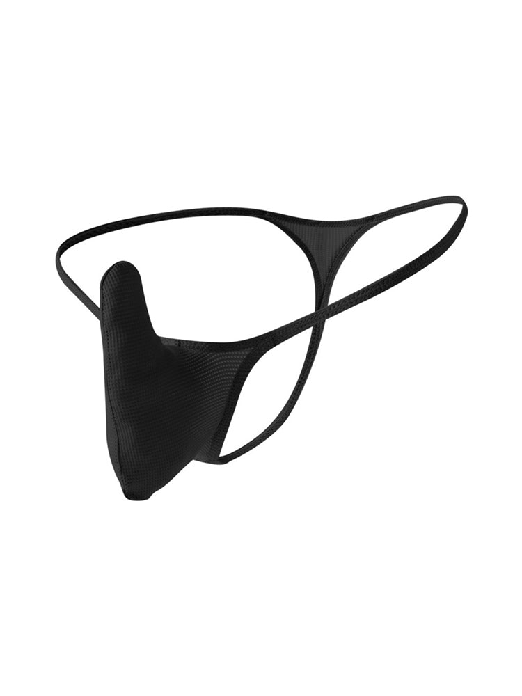 3 Pack Men's Breathable Mesh Sexy Ice Silk Strings | dmunderwear detail image 10