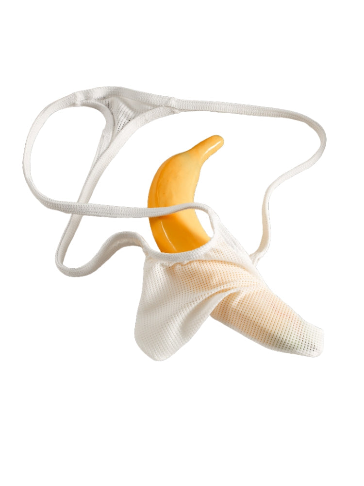 3 Pack Men's Breathable Mesh Sexy Ice Silk Strings | dmunderwear detail image 6