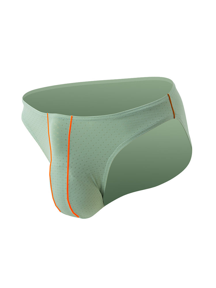 3 Pack Men's Breathable Mesh Sexy Low-Rise Supportive Pouch Bikini | dmunderwear detail image 15