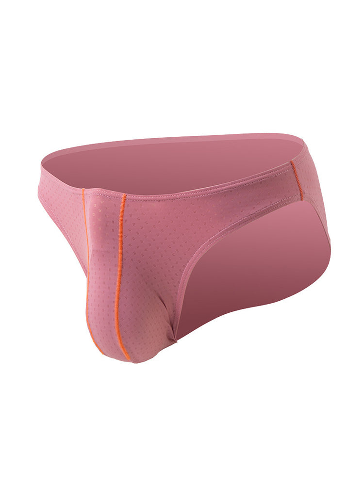 3 Pack Men's Breathable Mesh Sexy Low-Rise Supportive Pouch Bikini | dmunderwear detail image 16