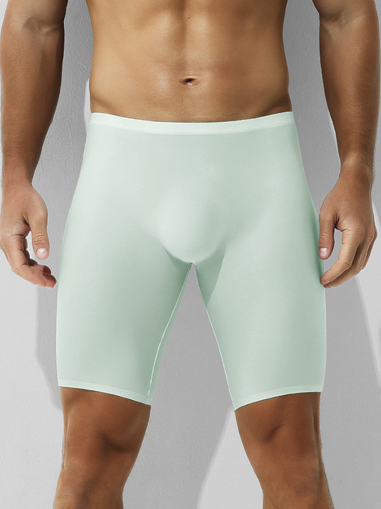 3 Pack Men's Breathable Seamless Mid-Length Boxer Briefs | dmunderwear