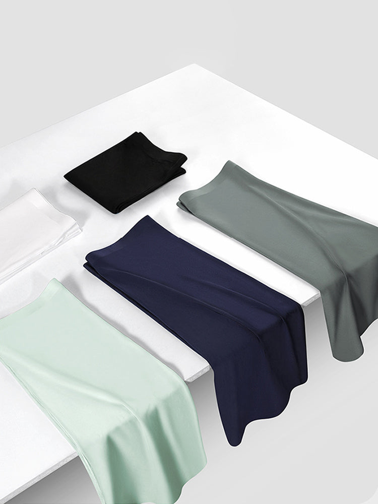 3 Pack Men's Breathable Seamless Mid-Length Boxer Briefs | dmunderwear detail image 12