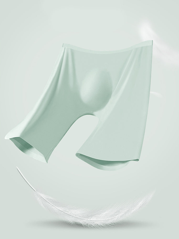 3 Pack Men's Breathable Seamless Mid-Length Boxer Briefs | dmunderwear detail image 9