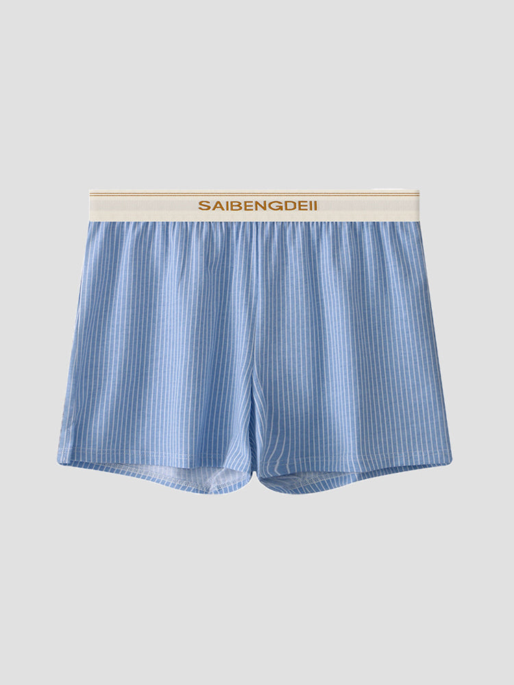 3 Pack Men's Breathable Soft Cotton Loose Fit Tagless & Seamless Boxer Shorts | dmunderwear detail image 18