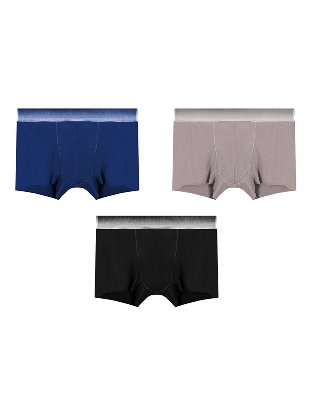 3 Pack Men's Breathable Threaded Fabric Ball Pouch Trunks | dmunderwear detail image 16