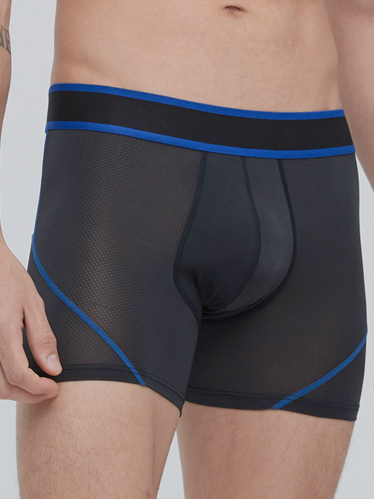 3 Pack Men's Bullet Pouch Sport Running & Chafe Protection Breathable Boxers Briefs | dmunderwear detail image 15