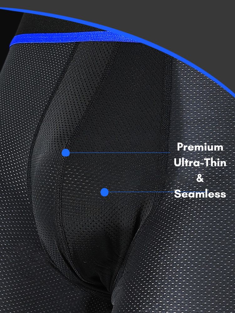 3 Pack Men's Bullet Pouch Sport Running & Chafe Protection Breathable Boxers Briefs | dmunderwear detail image 7