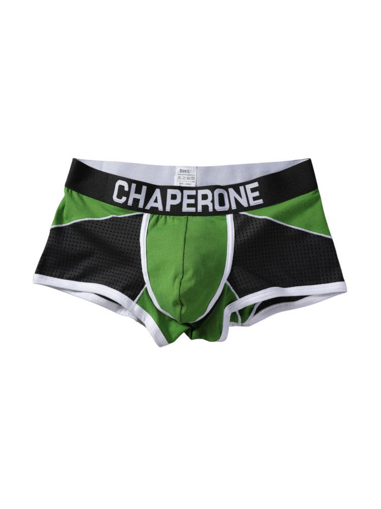 3 Pack Men's Color Block Cotton-Mesh Breathable & Trendy Trunks | dmunderwear detail image 12