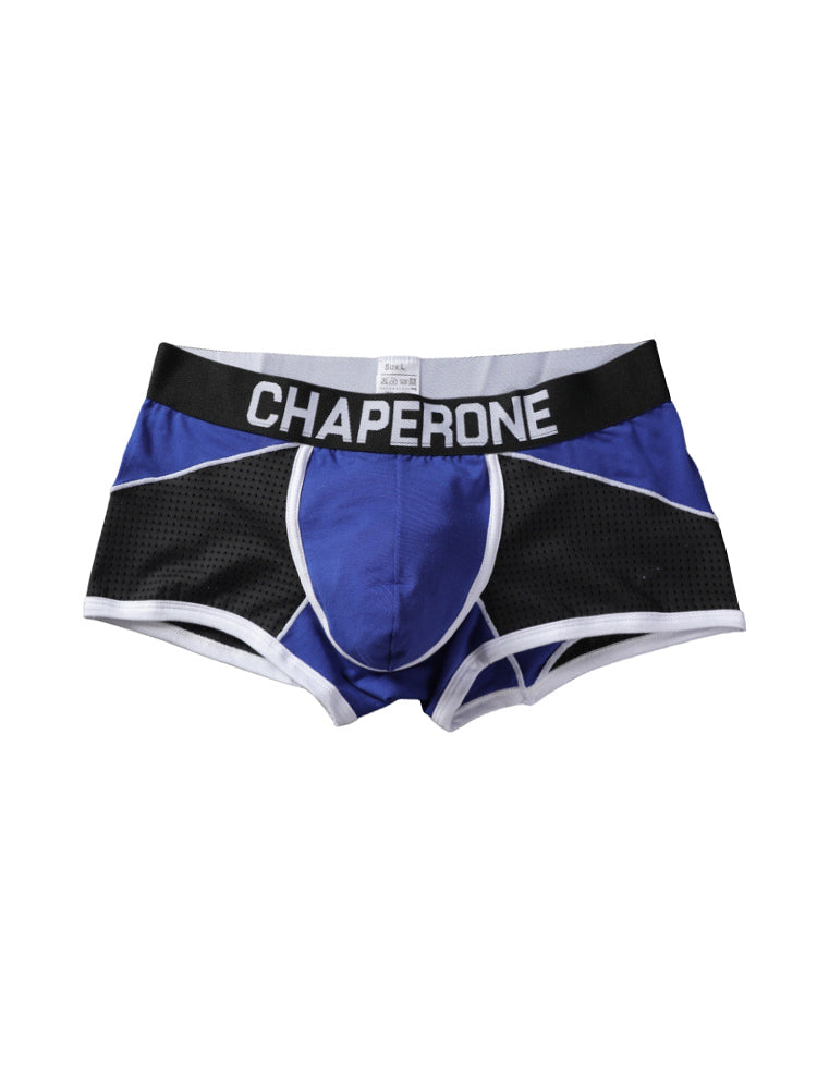 3 Pack Men's Color Block Cotton-Mesh Breathable & Trendy Trunks | dmunderwear detail image 15