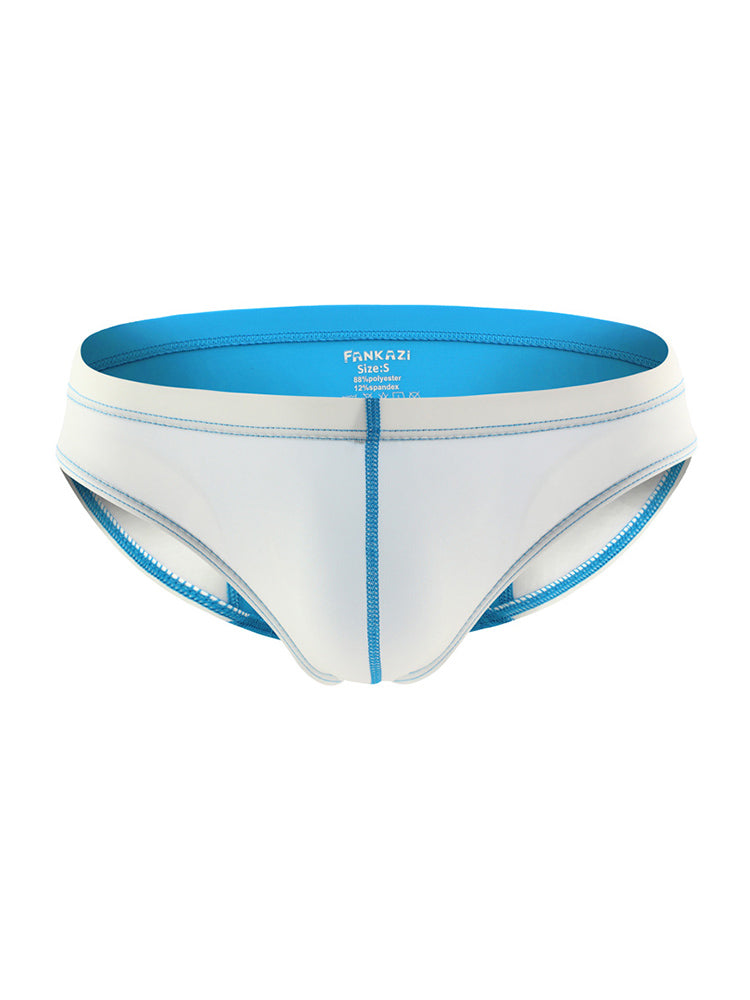 3 Pack Men's Color Block Low-Rise U-Pouch High-Stretch & Comfortable Briefs | dmunderwear