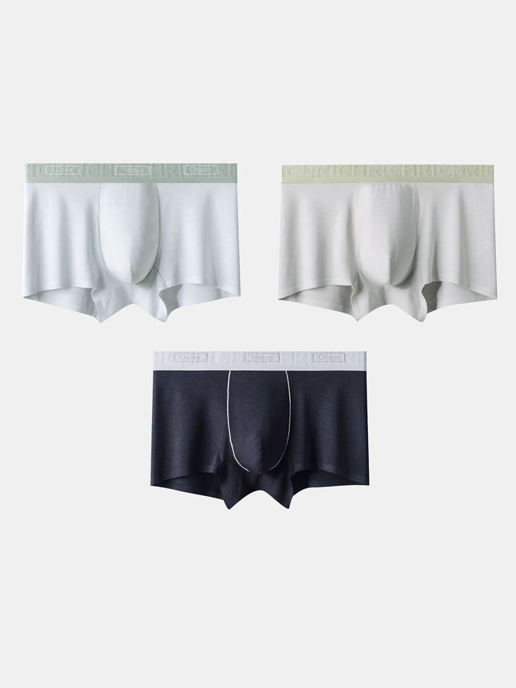 3 Pack Men's Comfy Waistband Anti-Chafing Supportive Pouch Trunks | dmunderwear detail image 14