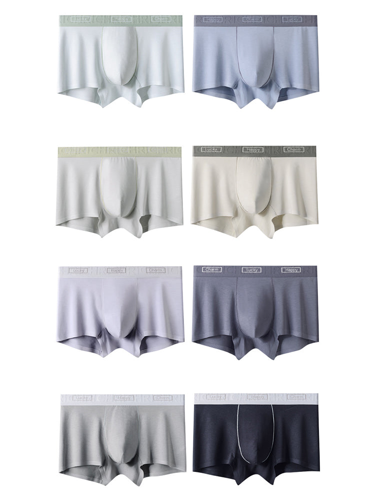 3 Pack Men's Comfy Waistband Anti-Chafing Supportive Pouch Trunks | dmunderwear detail image 18