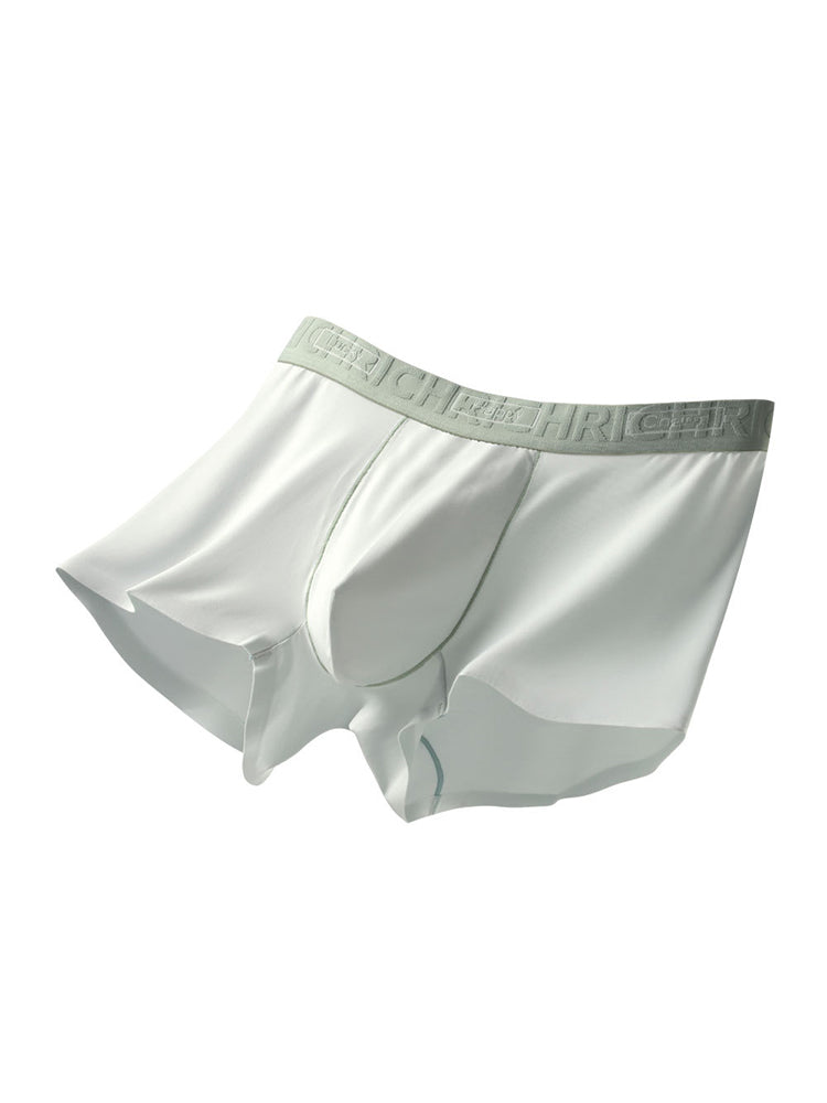 3 Pack Men's Comfy Waistband Anti-Chafing Supportive Pouch Trunks | dmunderwear detail image 7