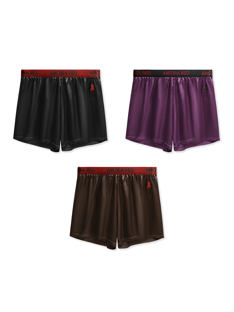 3 Pack Men's Comfy Waistband Odor-Control Ultra-Soft Boxer Briefs | dmunderwear detail image 13