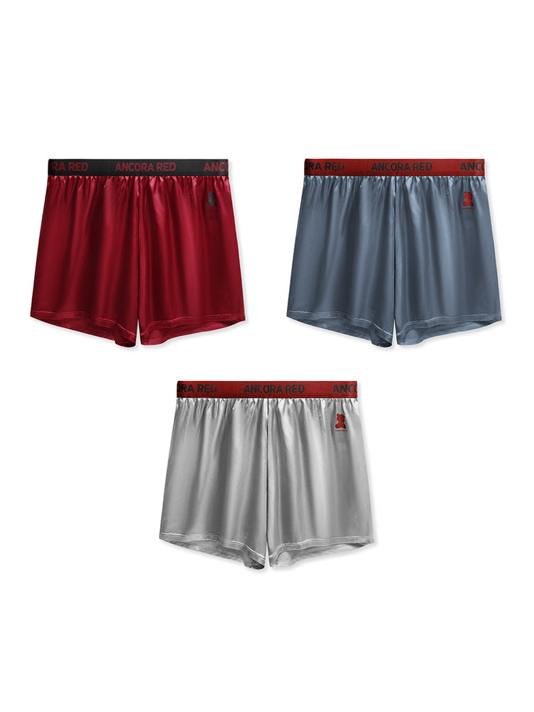 3 Pack Men's Comfy Waistband Odor-Control Ultra-Soft Boxer Briefs | dmunderwear detail image 16
