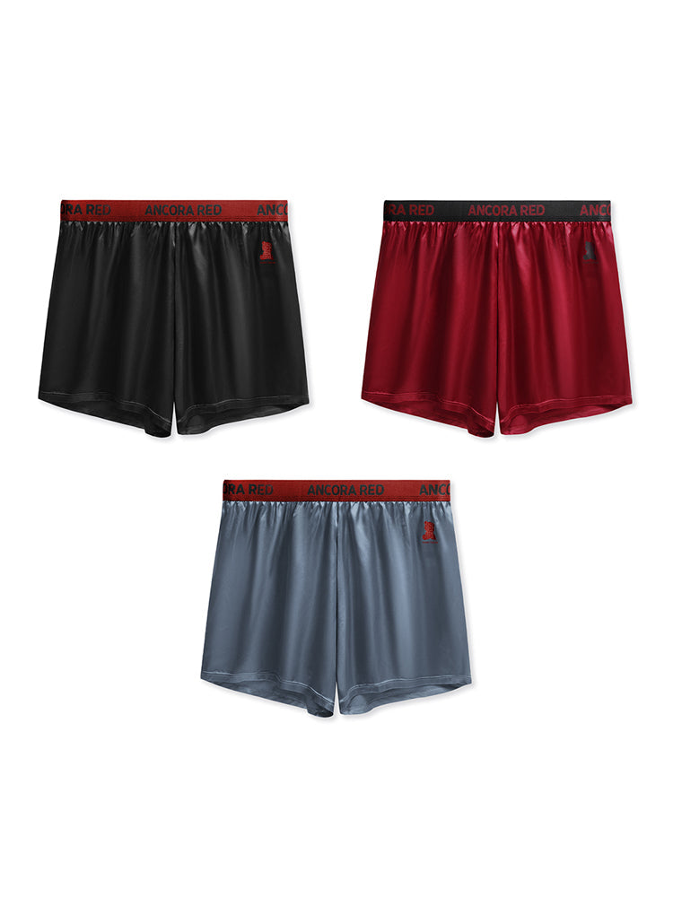 3 Pack Men's Comfy Waistband Odor-Control Ultra-Soft Boxer Briefs | dmunderwear detail image 2