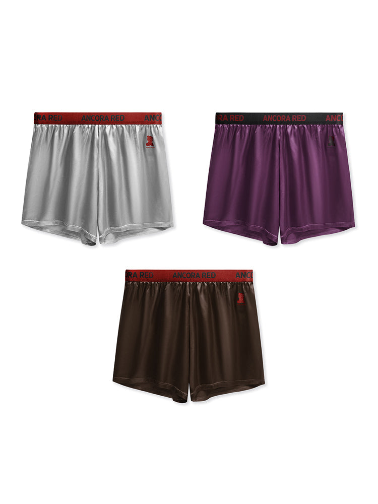 3 Pack Men's Comfy Waistband Odor-Control Ultra-Soft Boxer Briefs | dmunderwear detail image 8