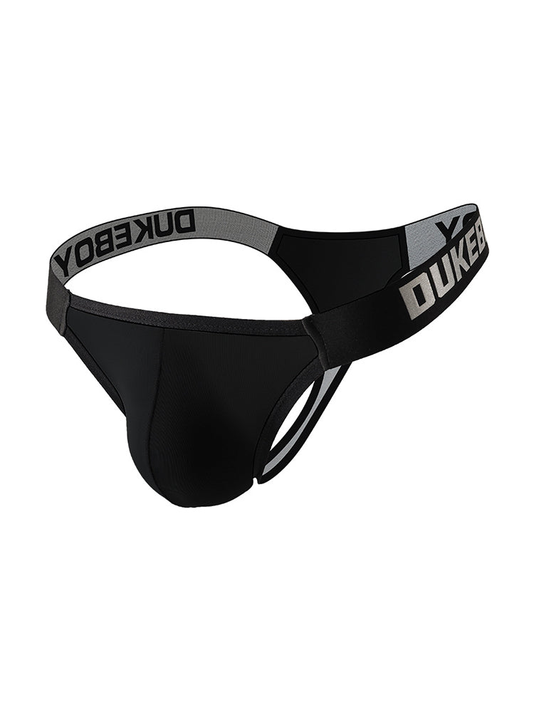 3 Pack Men's Comfy Wide Waistband Breathable Durable Stretch Thongs | dmunderwear detail image 15