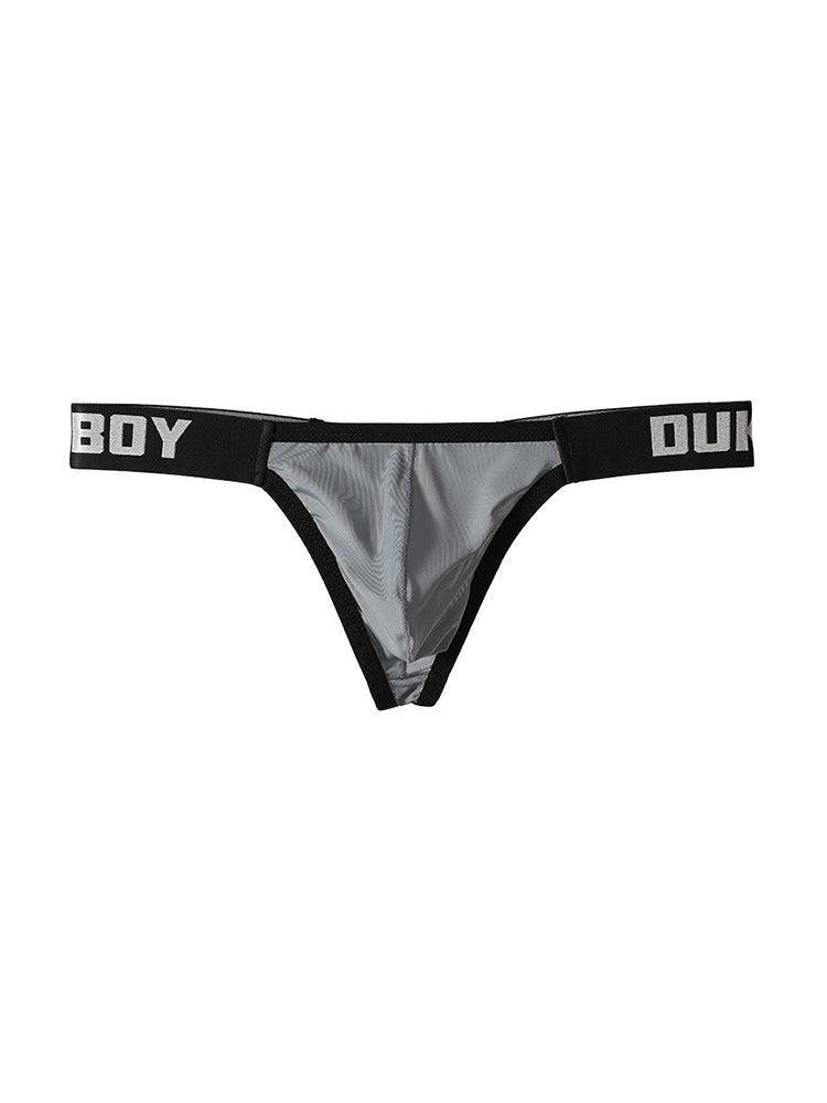 3 Pack Men's Comfy Wide Waistband Breathable Durable Stretch Thongs | dmunderwear detail image 16