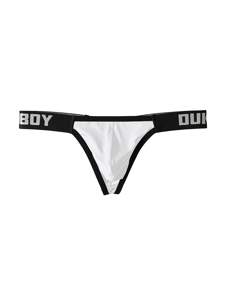 3 Pack Men's Comfy Wide Waistband Breathable Durable Stretch Thongs | dmunderwear detail image 19