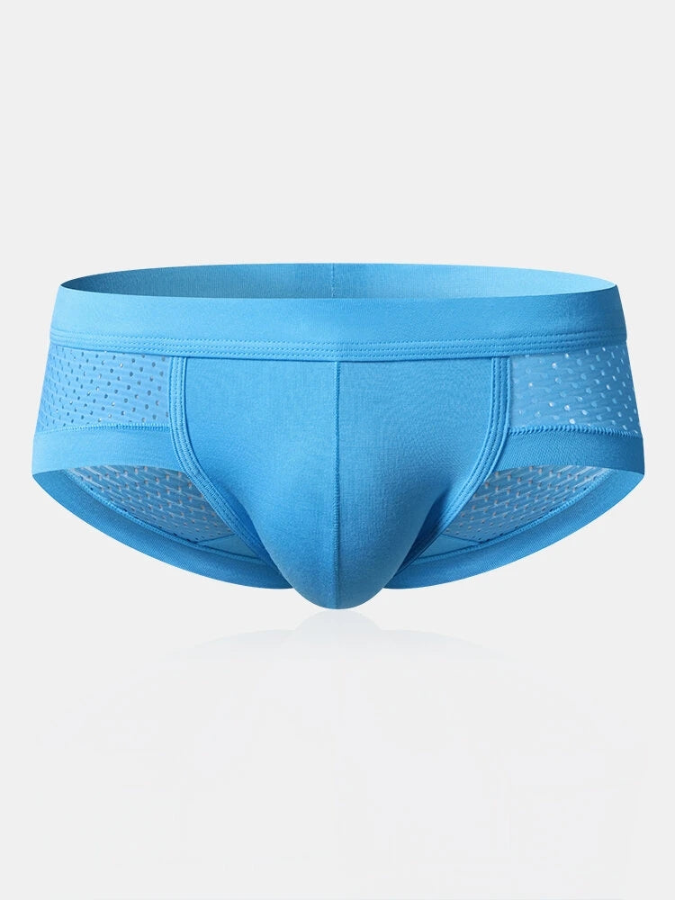 3 Pack Mens Contour Pouch Support Breathable Briefs | dmunderwear detail image 4