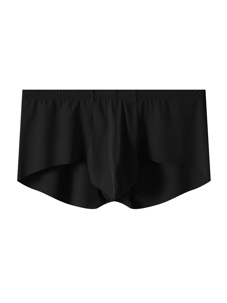 3 Pack Men's Contoured Pouch Seamless Trunks | dmunderwear detail image 15