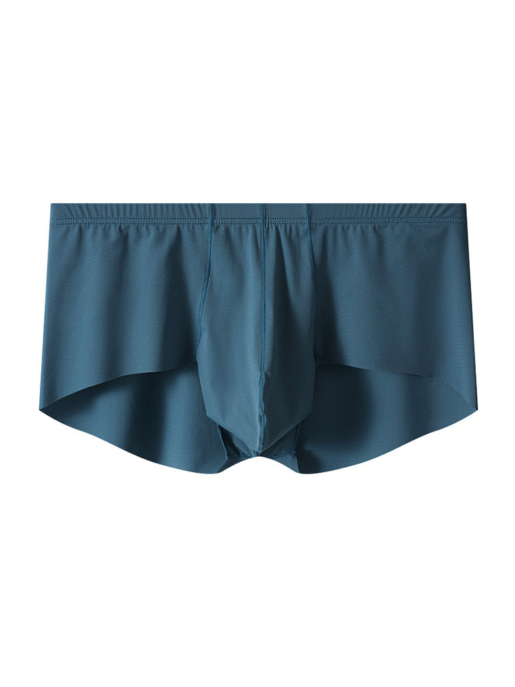 3 Pack Men's Contoured Pouch Seamless Trunks | dmunderwear detail image 18