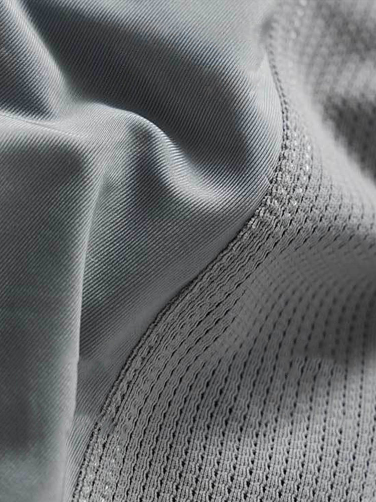3 Pack Men's Cool Ice Silk Mesh Seamless Comfort Trunks | dmunderwear detail image 7
