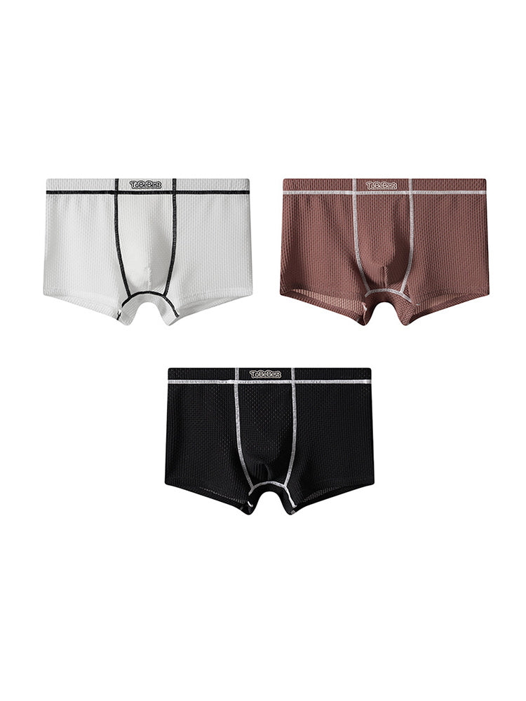 3 pack Men's Cool-Sensing Trunks | dmunderwear detail image 16