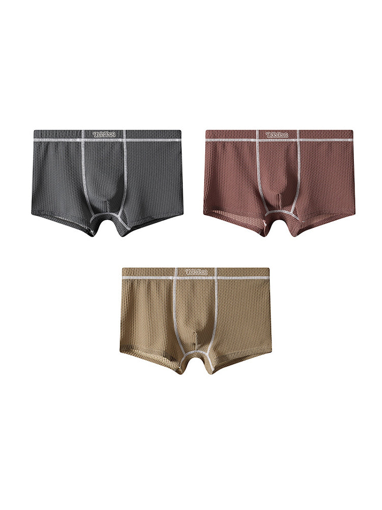 3 pack Men's Cool-Sensing Trunks | dmunderwear detail image 18