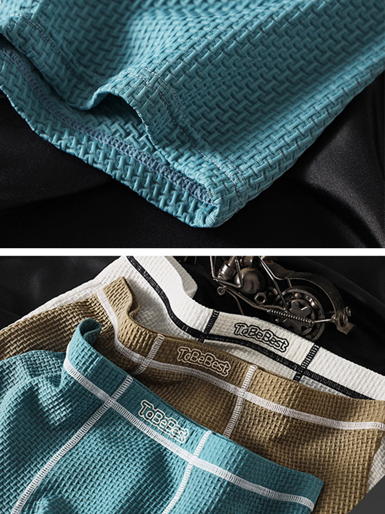 3 pack Men's Cool-Sensing Trunks | dmunderwear detail image 6