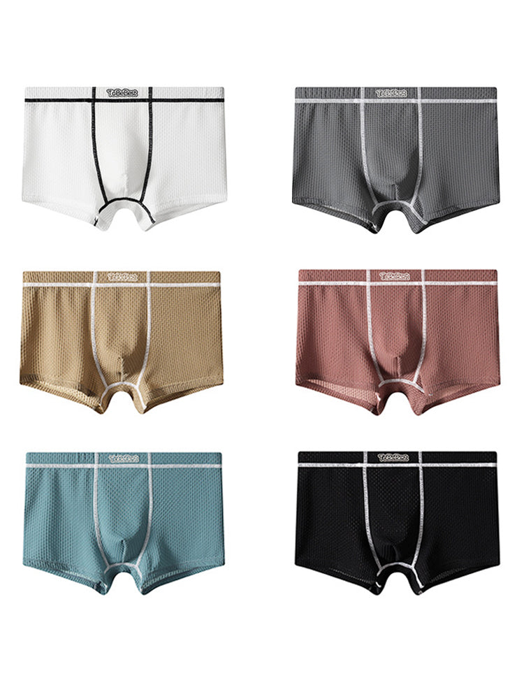 3 pack Men's Cool-Sensing Trunks | dmunderwear detail image 7