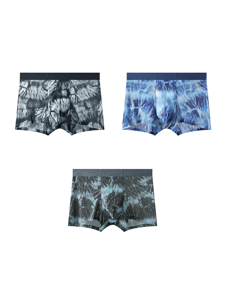 3 Pack Men's Cooling Quick-Dry Breathable Camouflage Sports Trunks | dmunderwear detail image 12